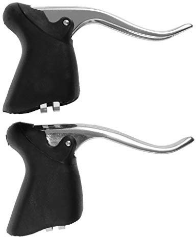 Toygogo 1 Paio di Leve Freno per Manubrio da Bici da Corsa per Strada da 22,2 A 23,8 Mm