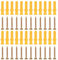 100 Pcs M8 X 40 Masonry Brick Concrete Wall Fixings Screws, Heavy Duty Wood Screws Wall Plugs Kit for Brick, Concrete, Drywall