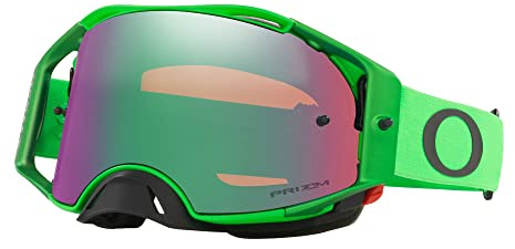 Oakley Airbrake MX Moto Adult Off-Road Motorcycle Goggles - Green/Prizm MX Jade/One Size
