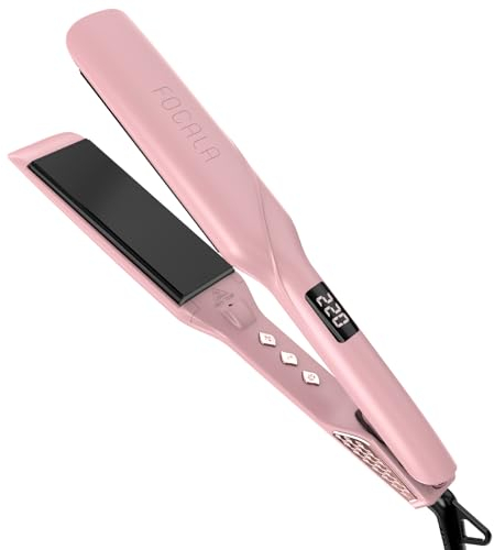 Piastra per Capelli Larga Piastre 45 mm Specifica per capelli spessi, crespi, ricci e molto lunghi - Display LCD 120-230°C per tutti i tipi di capelli 30S Riscaldamento Rapido