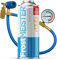 FrostMEISTER 3in1 – Komplettes Nachfüllset für Auto-Klimaanlagen (400 ml + Manometer-Schlauch) – Enthält Gasersatz, Kompressoröl & Dichtmittel für schnelles, sicheres AC-Upgrade (R134a, 1995–2016)