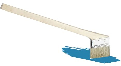 Pennello per pittura da parete, pennello per mobili, ergonomico, per la casa, per la manutenzione di barche, per la manutenzione di interni e soffitti