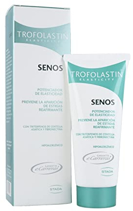 Trofolastin - Reafirmante de Senos -Crema antiestrías para senos, restructura y tensa la piel - Con Centella asiática- 75 ml