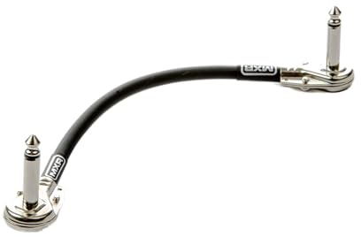 JIM DUNLOP MXR Patchkabel, 6 Zoll | 15 cm, Flacher Winkelstecker (DCP06SI)