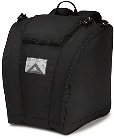 High Sierra Ski/Snowboard Boot Bag Backpack, Black, One Size