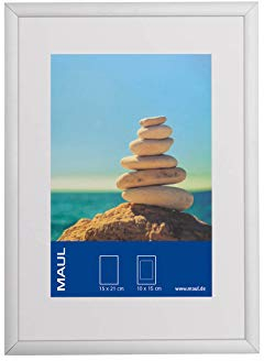 MAUL Marco de Fotos, Aluminio, Plata, 15 x 21 cm