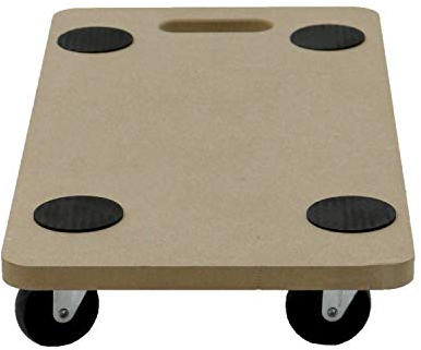 Unibos 200kg Heavy Duty Anti Slip Hand Dolly Trolley Cart Furniture Moving Wooden Platform Mover