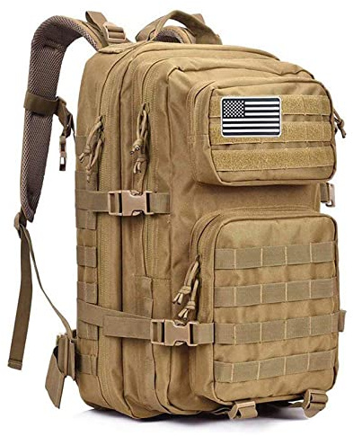 G4Free - Mochila táctica de pesca de 3 días, Bronceado