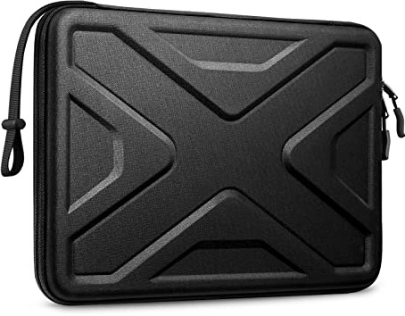SITHON Hårt skal laptopfodral för 13-14 tum Chromebook, datorväska för MacBook Pro 14 M4 Pro/Max 2024, 13 tum MacBook Pro/Air, annat upp till 14 tum Acer/HP/Dell/ASUS Chromebook, svart | För 14-tums Acer Chromebook 314, för 14-tums ASUS Vivobook/Zenbook, stötsäkert fodral för 13,5–14-tums bärbar dator