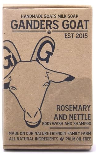 Rosemary and Nettle Shampoo & Bodywash Goat Milk Soap 100g