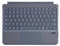 Funda tipo cubierta para Microsoft Surface Go 4 (2023)/Surface Go 3(2021)/Surface Go 2(2020)/Surface Go 1 (2018), teclado inalámbrico delgado portátil con panel táctil, retroiluminación de 7 colores