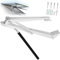 Heavy-Duty Greenhouse Window Vent Opener with Twin Double Springs Temperature Sensitive Solar Vent Opener Aluminum Alloy Automatic Ventilation Garden Tools Supports Up to 15kg Load