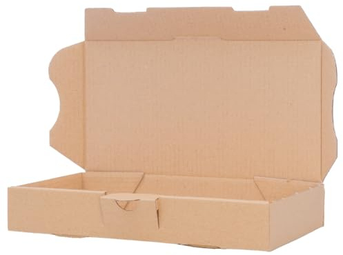 500 cajas maxi carta 225 x 145 x 35 mm marrón MB-XS robustas y seguras para el envío de artículos pequeños - caja de envío, embalaje de protección, maxi carta, envío de artículos pequeños