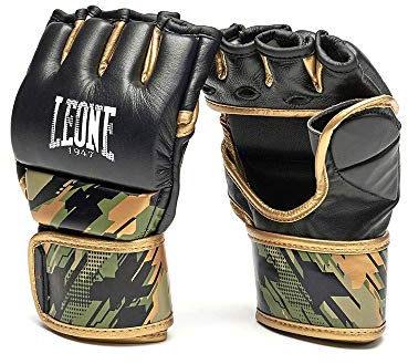 LEONE 1947 Uni – Erwachsene Neo Camo MMA Handschuhe, Tarngrün, L