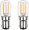 Lampadina B15d LED 230V 2W Luce Calda 2700K per Macchina da Cucire, 2 contatto, 150LM, sostituisce Lampadina a Baionetta B15 15W, non dimmerabile, B15d Filamento LED Piccola, set di 2