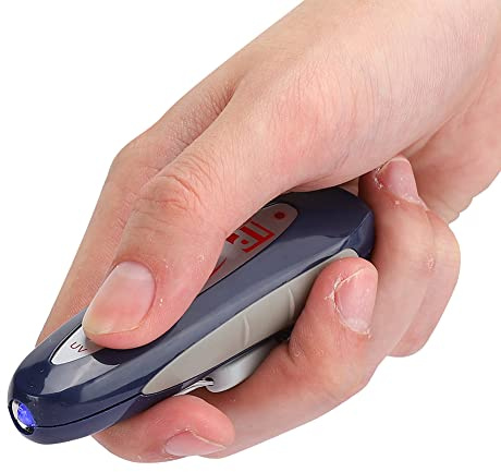 Handheld Counterfeit Bill Detector, Light Magnetism 2 in 1, Portable Money Detector Light, with Alarm Sound, Mini Bank Note Counterfeit Bill Tester, for Bill, Foreign Currencies,