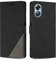 SONWO Case for OPPO A17, PU Leather Flip Wallet Case Magnetic Closure Cover Card Slots Phone Case for OPPO A17, Black