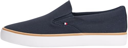 Tommy Hilfiger Uomo Sneakers Vulcanizzate Core Slip On, Blu (Desert Sky), 45