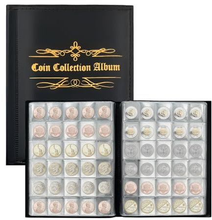 Münzsammlung 2 Euro münzen sammelalbum: 480 Stück Münzalbum Münzen Aufbewahrung für Sammler - 25mm Coin Album münzsammelalbum