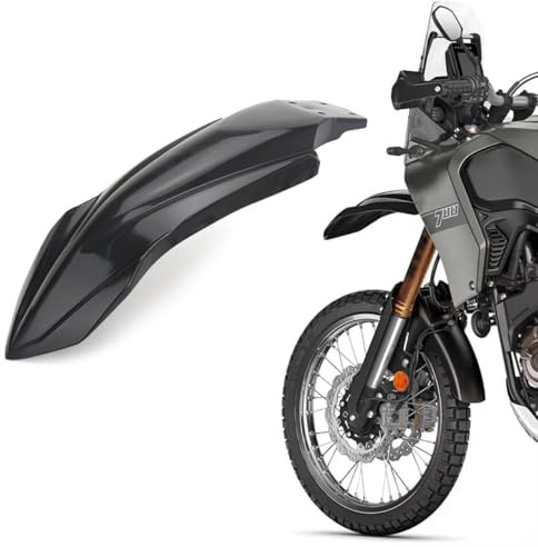 Accessori Motocross Parafango Anteriore Alto/Basso Parafango per Yamaha Tenere 700/ Tenere 700 Rally/Tenere 700 World Raid/Tenere 700 World Rally (Parafango alto - Nero)