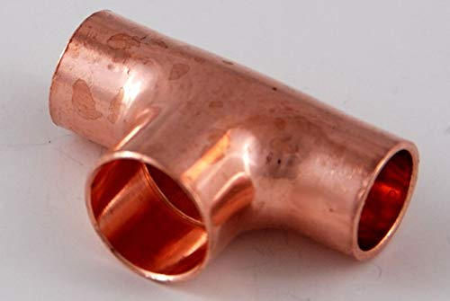 10x Kupferfitting T-Stück 18 mm 5130 Lötfitting copper fitting CU