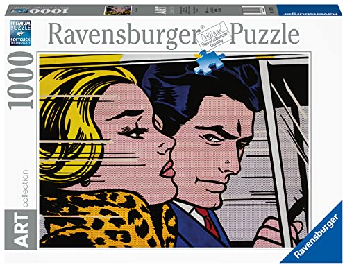 Ravensburger Lichtenstein Art Collection - Roy Lichenstein in The Car 1000 Piece Jigsaw Puzzle for Adults and Kids Age 12 Years Up
