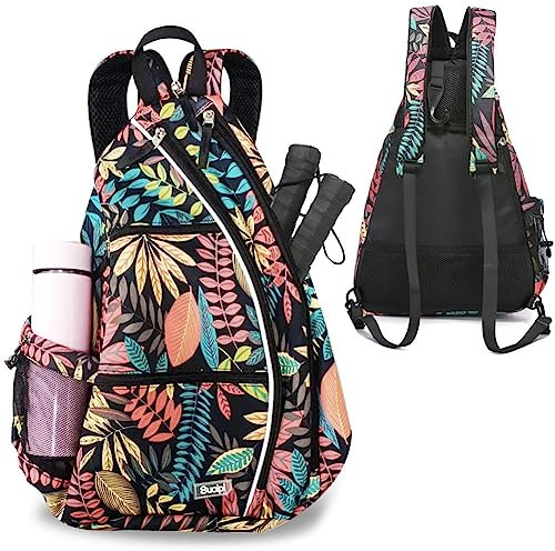 Yangshine Upgrade wasserdichter Tennisrucksack, verstellbare Tennistasche für Damen/Herren, multifunktionaler Sportrucksack, Farbe #1