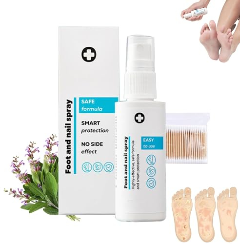 Sérum pour les pieds et les ongles, traitement des champignons des ongles, solutions naturelles et puissantes pour les pieds, sérum à ongles pour la croissance et la force (1 pièce)