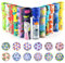 Audasi 12 PCS Klassisches Kaleidoskope Toy Vintage Retro Kaleidoskope Lernspielzeug Pass The Parcel Geschenke Rückkehr Geschenke für Geburtstagsparty Party Kinder Weihnachten Zufallsmuster