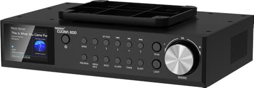 Ferguson Regent Cucina 200 - Radio de Cuisine Dab+/FM, Bluetooth, Réveil, Alimentation Secteur/Piles, Design Compact pour Cuisine Équipée
