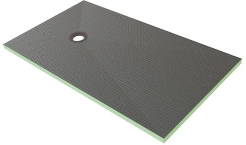 Receveur de douche recoupable sur mesure - 160 x 90cm - Ép.40mm - receveur de douche à carreler - Résistant à l'humidité