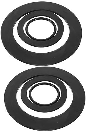 Ciieeo 6Pièces Rondelles Plates Caoutchouc Pour Filtres Et Éviers Compatible Vannes à Piston Et Accessoires Électroménagers Durabilité Et Étanchéité Assurées