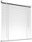 Victoria M. Aluminium Jalousie, 125 x 130 cm, Weiss, Jalousie ohne Bohren, inkl. Klemmclips