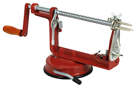 Farberware 5162120 - Pelador de manzana, acero, color rojo