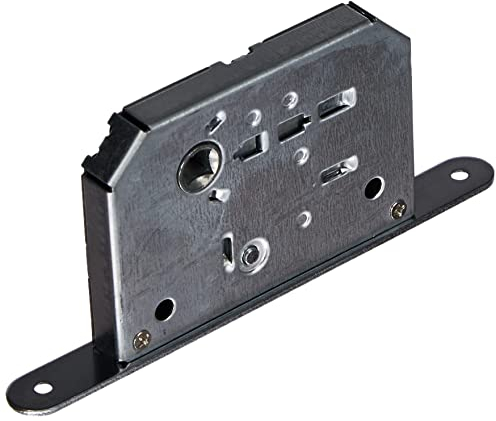 VI.TEL. E0262N 51 Kit con Serratura a gancio entr. 50 mm, per Porte Scorrevoli, Cromo Satinato