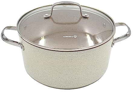 Korkmaz A1261 Sauteuse en granit 24 x 12,5 cm 5 l