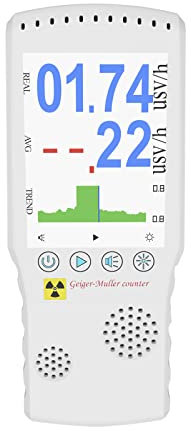 Geigerzähler mit Dosimeter,CEIEVER Beta Gamma Röntgen Tester mit LCD Display Radioaktiver Detektor Persönlicher Dosimeter Marmordetektor Messgerät für Fabrik Umwelt, Home Environment