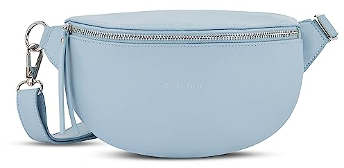 Expatrié Bauchtasche Damen Hellblau - Alice Small - Gürteltasche für Festival, Reisen & Alltag aus Veganem Leder - Brusttasche Stylisch - Wasserabweisend