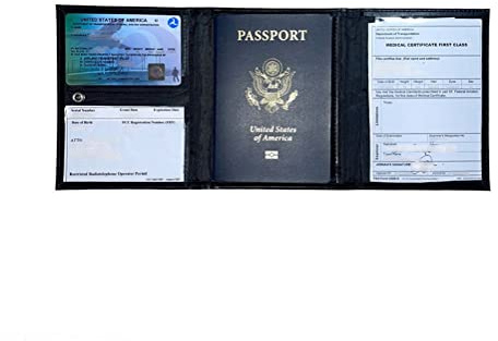 Elevated Aviation Cartera Pilot, Negro -, Multifunción organizada