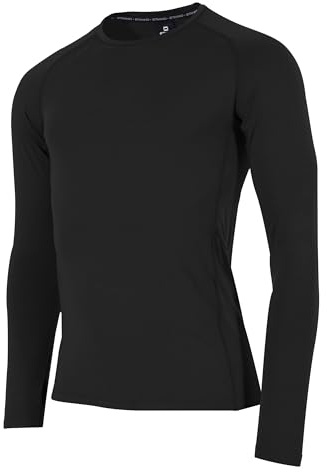 Stanno Termisk skjorta med lång ärm Core Baselayer långärmad skjorta – kompressionsskjorta, smal passform, långärmad skjorta, platta sömmar för ökad komfort, ventilation,