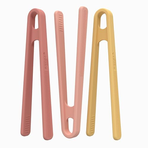 Inspire My Play 3 x Coral Kids Tweezers for Fine Motor Skills - Toy Tongs for Children - Pincer grip Toys - Sensory Toys and Accessories for Messy Play