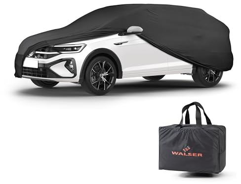 WALSER bâche d'intérieur pour voiture Indoor Stretch, Bâche complet pour l'intérieur, étanche à la poussière pour SUV/VAN Taille 7 noir