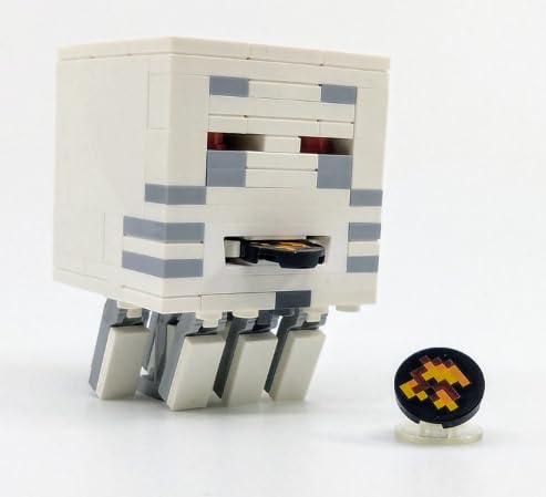 LEGO Minecraft Ghast Minifigure with Shooting Fireball - Ages 6 (106 pcs)