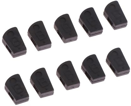 Geavonyg Amortiguadores De Repuesto para Teclados Piano Digital Piezas Reparación Almohadilla Reductora Ruido Amortiguador Martillo Pesado 10 Uds.