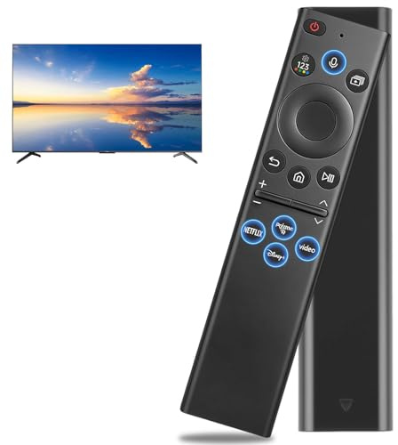 for Samsung TV Remote Replacement BN59-01385A for Most 2018 to 2025 Smasung Crystal UHD QLED The Frame QLED 4K 8K Smart TVs with Voice Control Universal with Shortcut Buttons Excluded 2 AAA Batteries