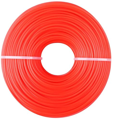 Ravytha Hilo Desbrozadora, Alambre para Desbrozadora 2,4 MM×100 M, Cable Desbrozadora, Hilo de Corte para Desbrozadora, Hilo de Recortadora de Césped, Hilo para Cortacésped para Jardín y Exteriores