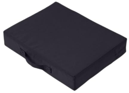 Aymzbd Cuscino per Sedile da Stadio Portatile, Leggero, Impermeabile E Multifunzionale, Ideale per Eventi Sportivi All'aperto, Nero
