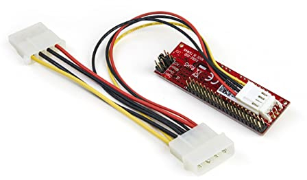 StarTech.com IDE a SATA de Disco Duro o Unidad óptica Adaptador convertidor, 40-Pin Pata de 2,5 Pulgadas SATA HDD/SSD/ODD convertidor