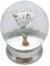 Snow Globe – Silber Farbe Boden & Fox – Fox Snow Globe