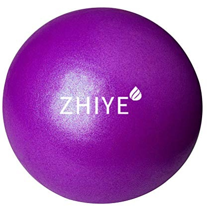 ZHIYE Mini Pilates Ball Yoga Exercise Core Fitness Bender, Stability, Barre, Training Physical Therapy Anti-Slip Swiss Ball Gym Home